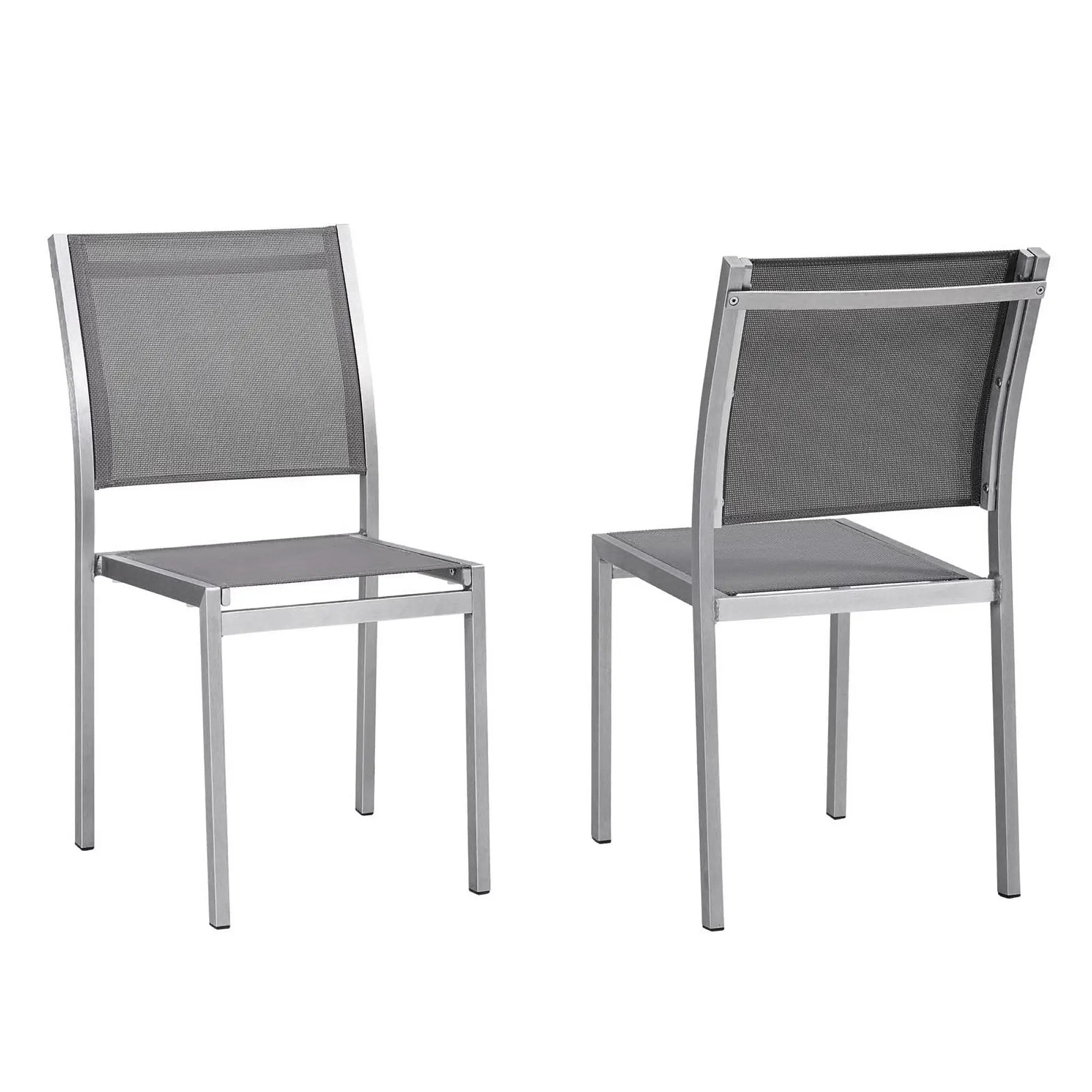 Shore Outdoor Patio Aluminum Side Chair Set of 2 by Modway by HouseOfZazla