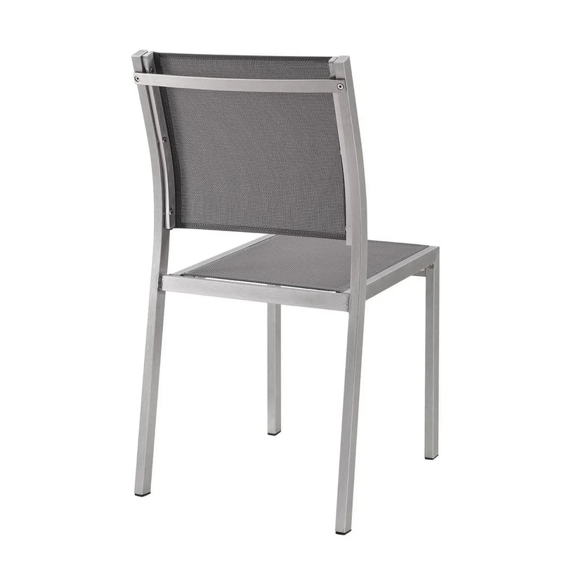 Shore Outdoor Patio Aluminum Side Chair Set of 2 by Modway by HouseOfZazla