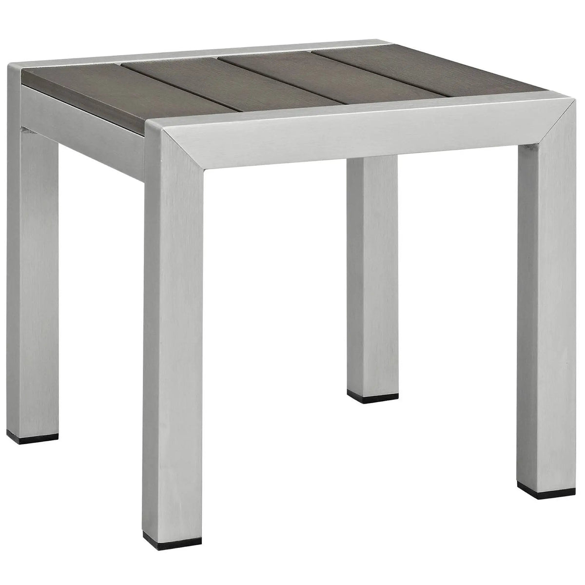 Shore 3 Piece Outdoor Patio Aluminum Sectional Sofa Set by Modway by HouseOfZazla