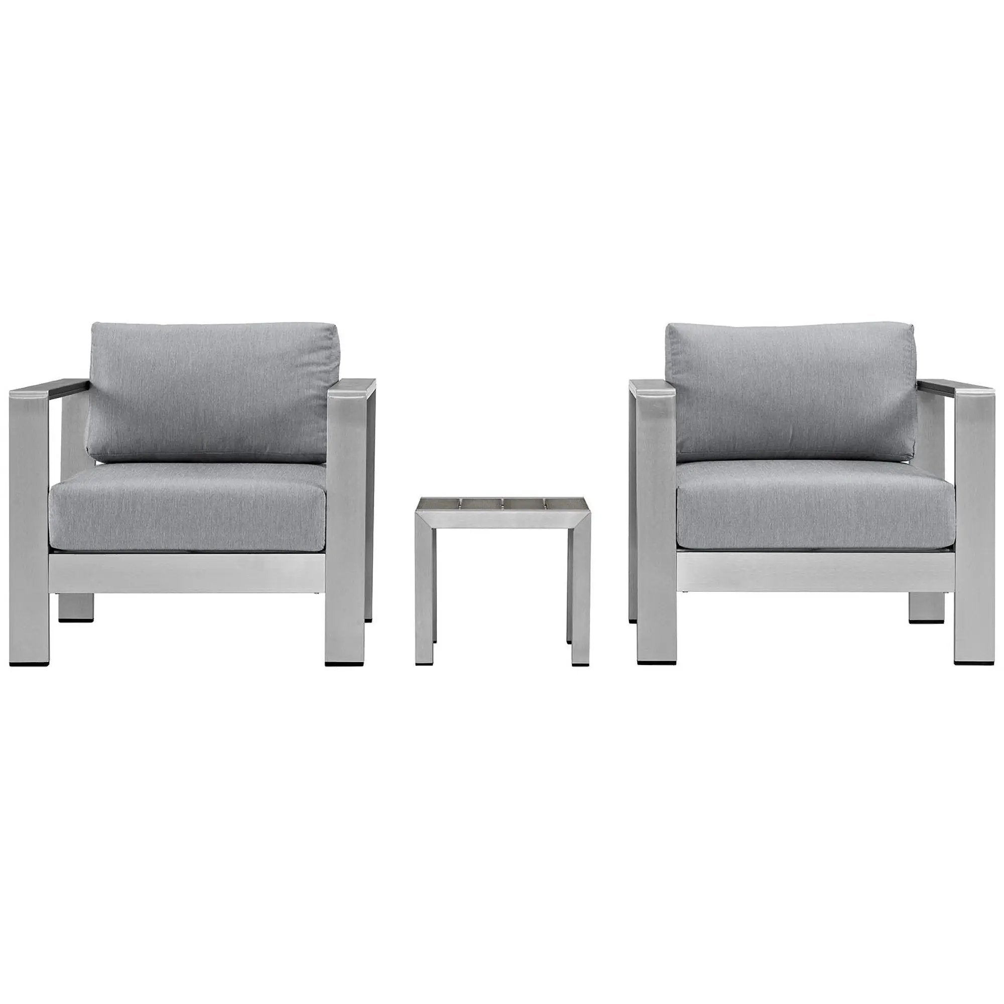 Shore 3 Piece Outdoor Patio Aluminum Set by Modway by HouseOfZazla