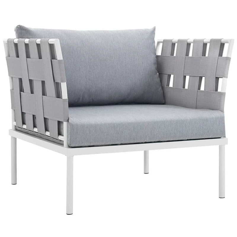 Harmony 3-Piece Outdoor Patio Aluminum Sectional Sofa Set by Modway by HouseOfZazla