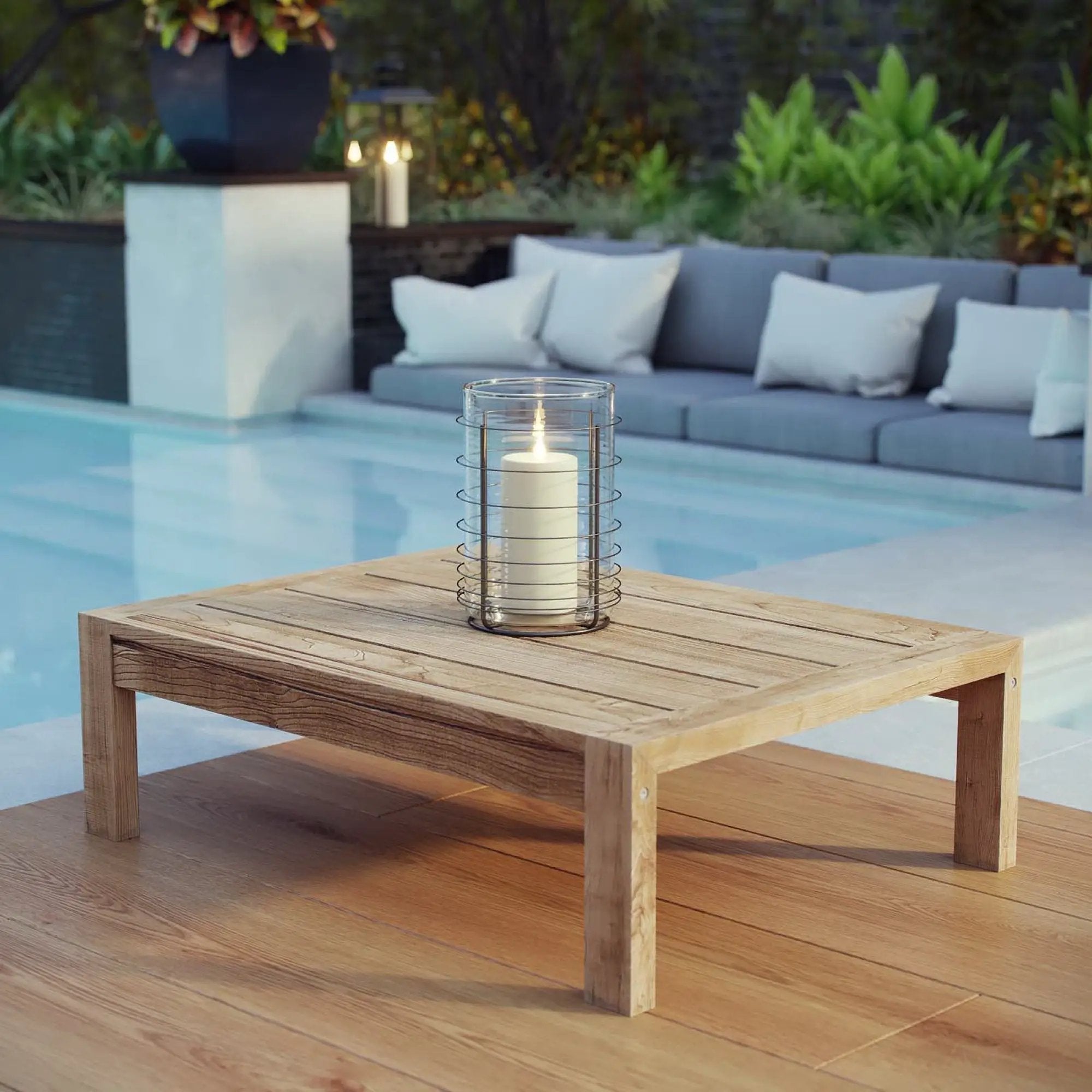 Upland Outdoor Patio Wood Coffee Table by Modway by HouseOfZazla