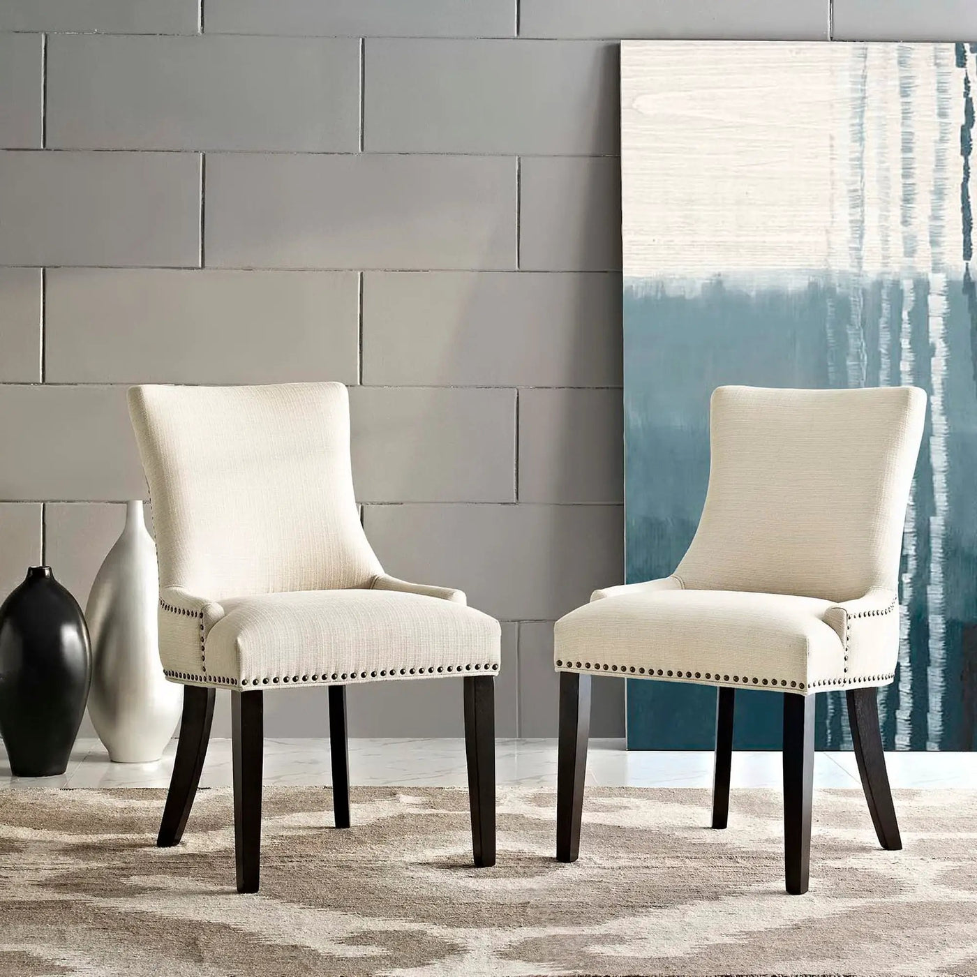 Marquis Fabric Dining Side Chair Set of 2 by Modway by HouseOfZazla