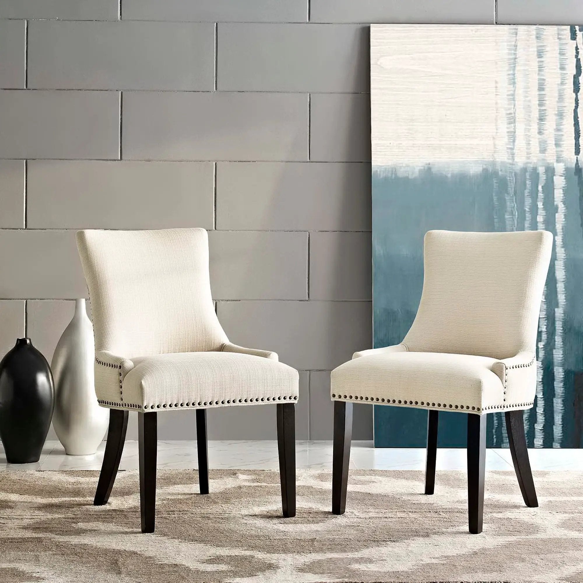 Marquis Fabric Dining Side Chair Set of 2 by Modway by HouseOfZazla