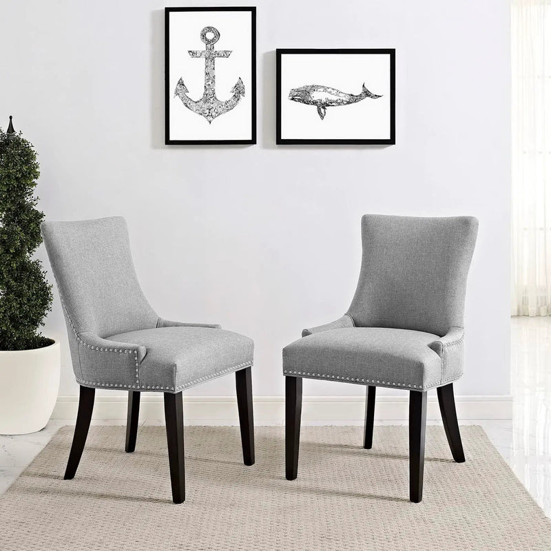 Marquis Fabric Dining Side Chair Set of 2 by Modway by HouseOfZazla