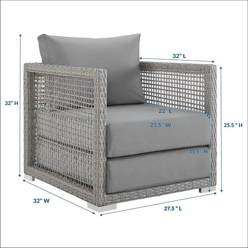 Aura Rattan Outdoor Patio Armchair by Modway by HouseOfZazla
