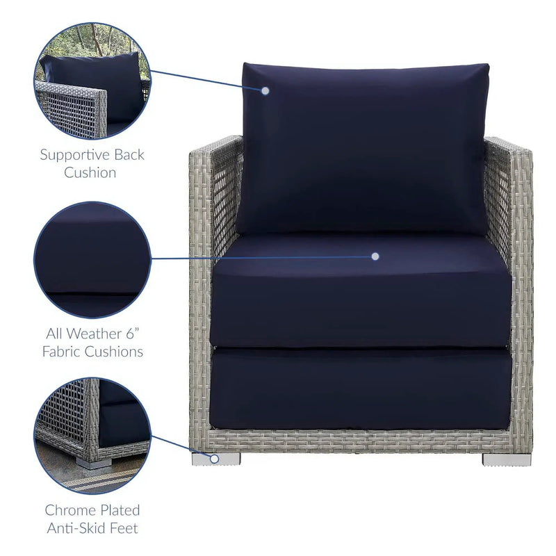 Aura Rattan Outdoor Patio Armchair by Modway by HouseOfZazla