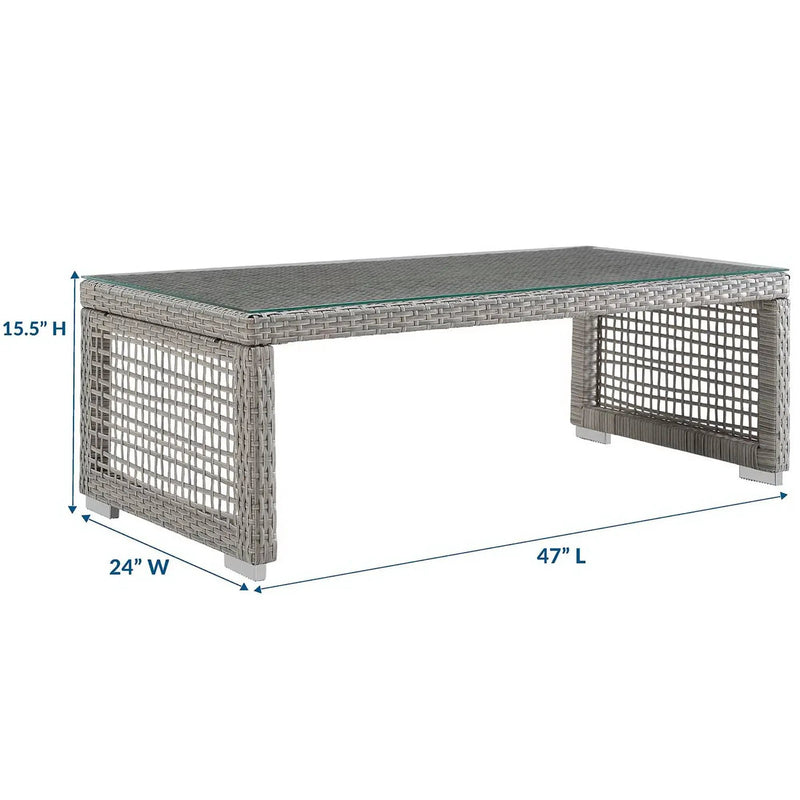 Aura Rattan Outdoor Patio Coffee Table by Modway by HouseOfZazla