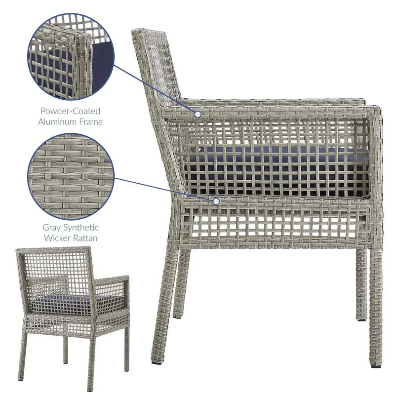 Aura Outdoor Patio Wicker Rattan Dining Armchair by Modway by HouseOfZazla