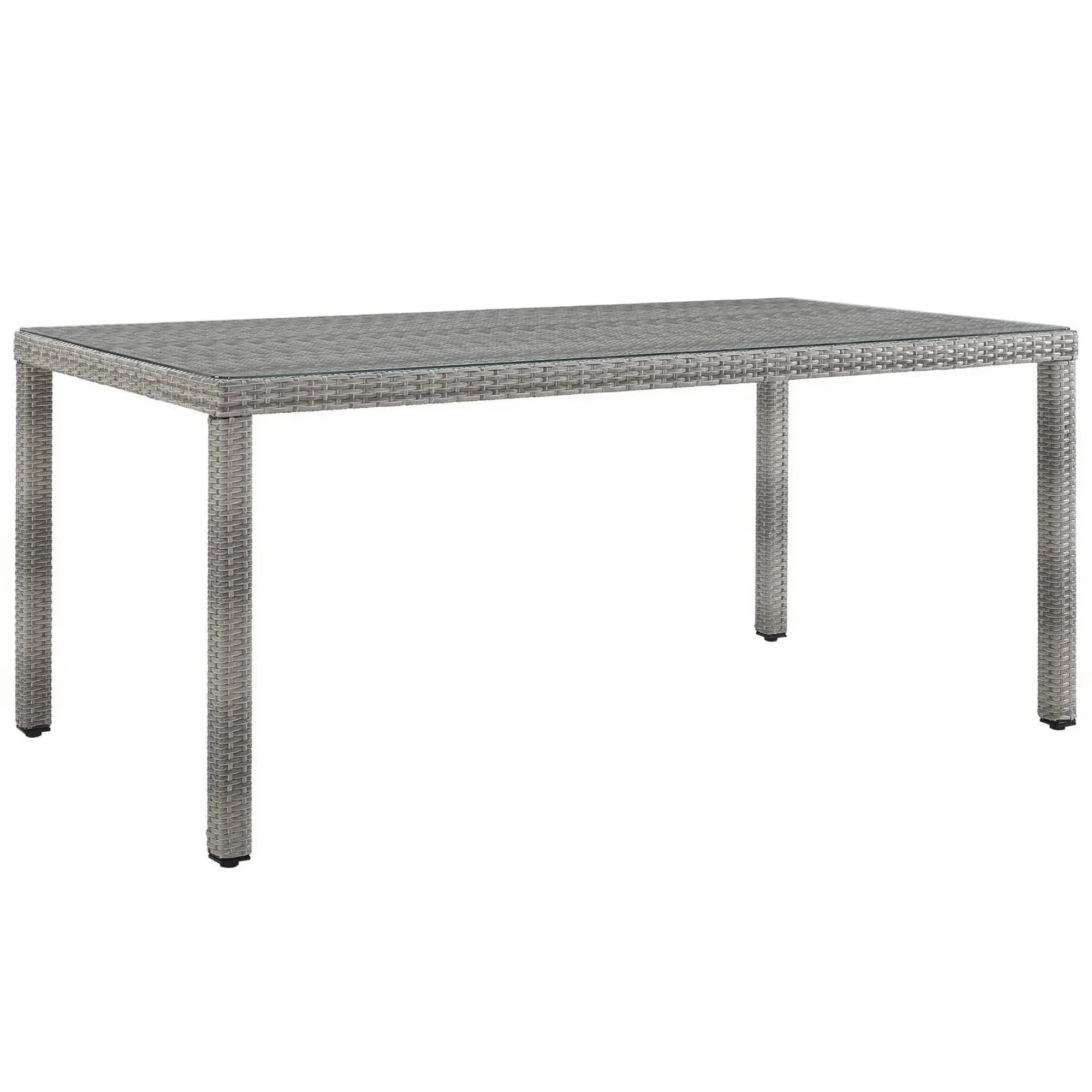 Aura 68" Outdoor Patio Wicker Rattan Dining Table by Modway by HouseOfZazla