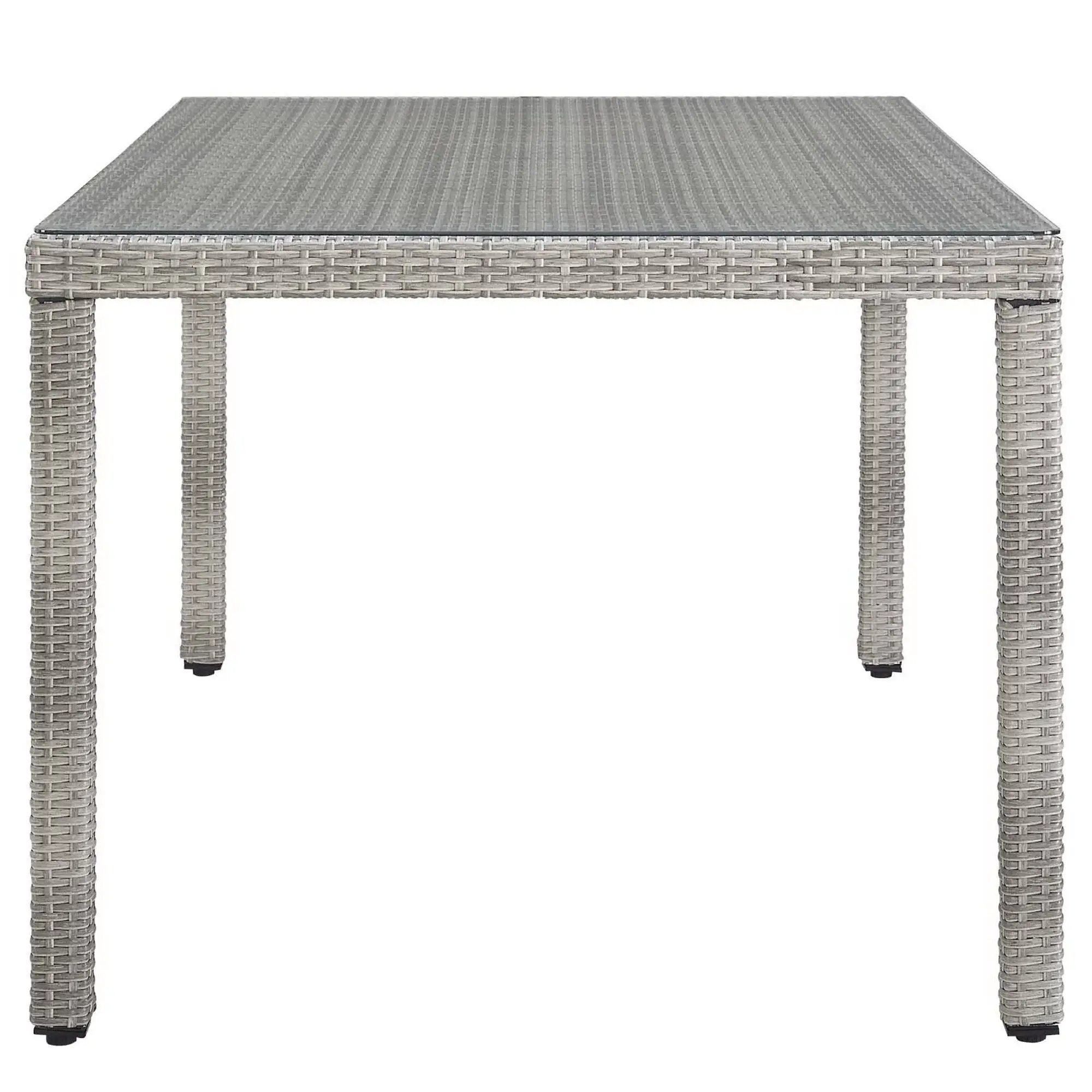 Aura 68" Outdoor Patio Wicker Rattan Dining Table by Modway by HouseOfZazla