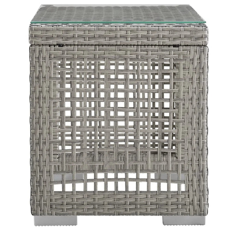 Aura Outdoor Patio Wicker Rattan Side Table by Modway by HouseOfZazla