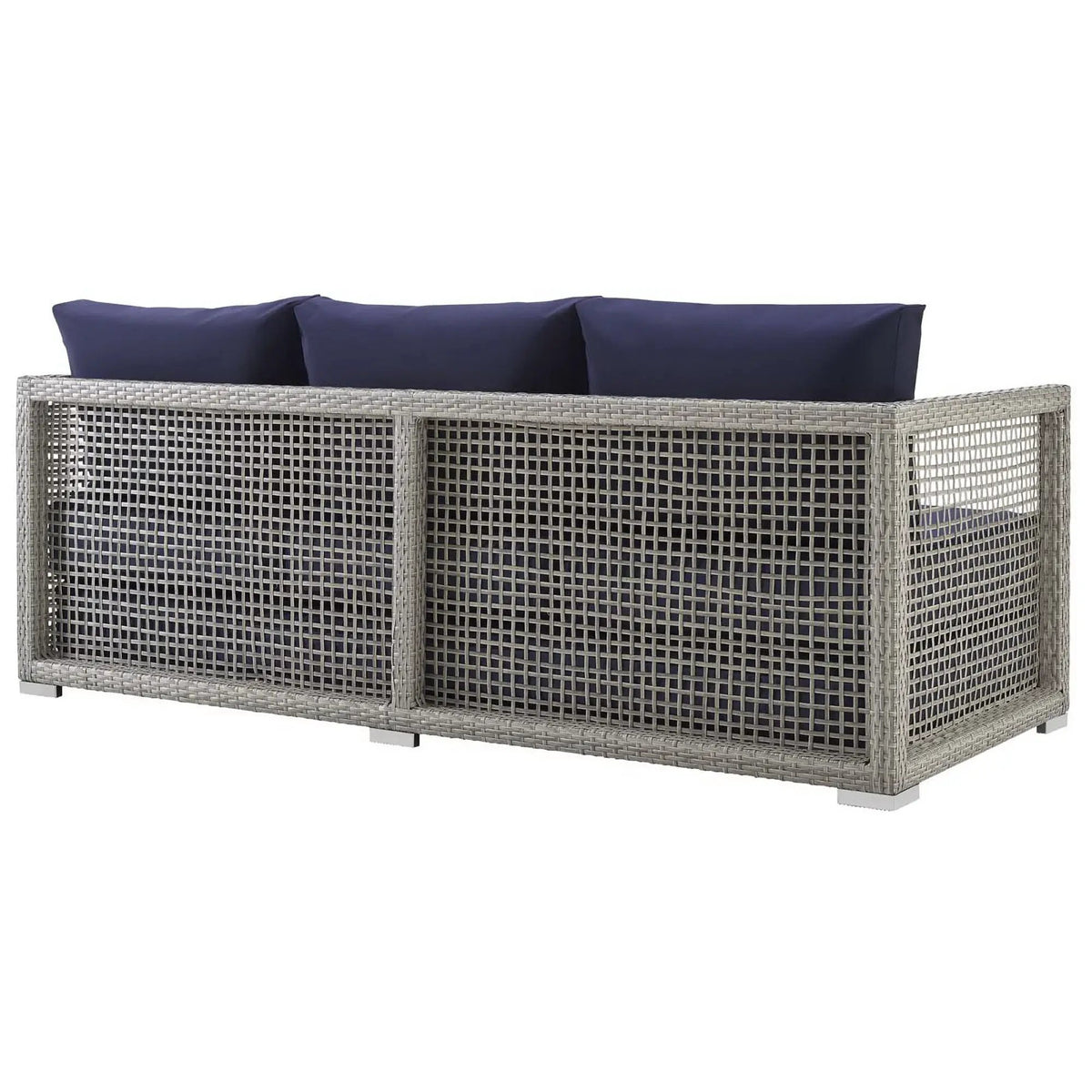 Aura Outdoor Patio Wicker Rattan Sofa by HouseOfZazla