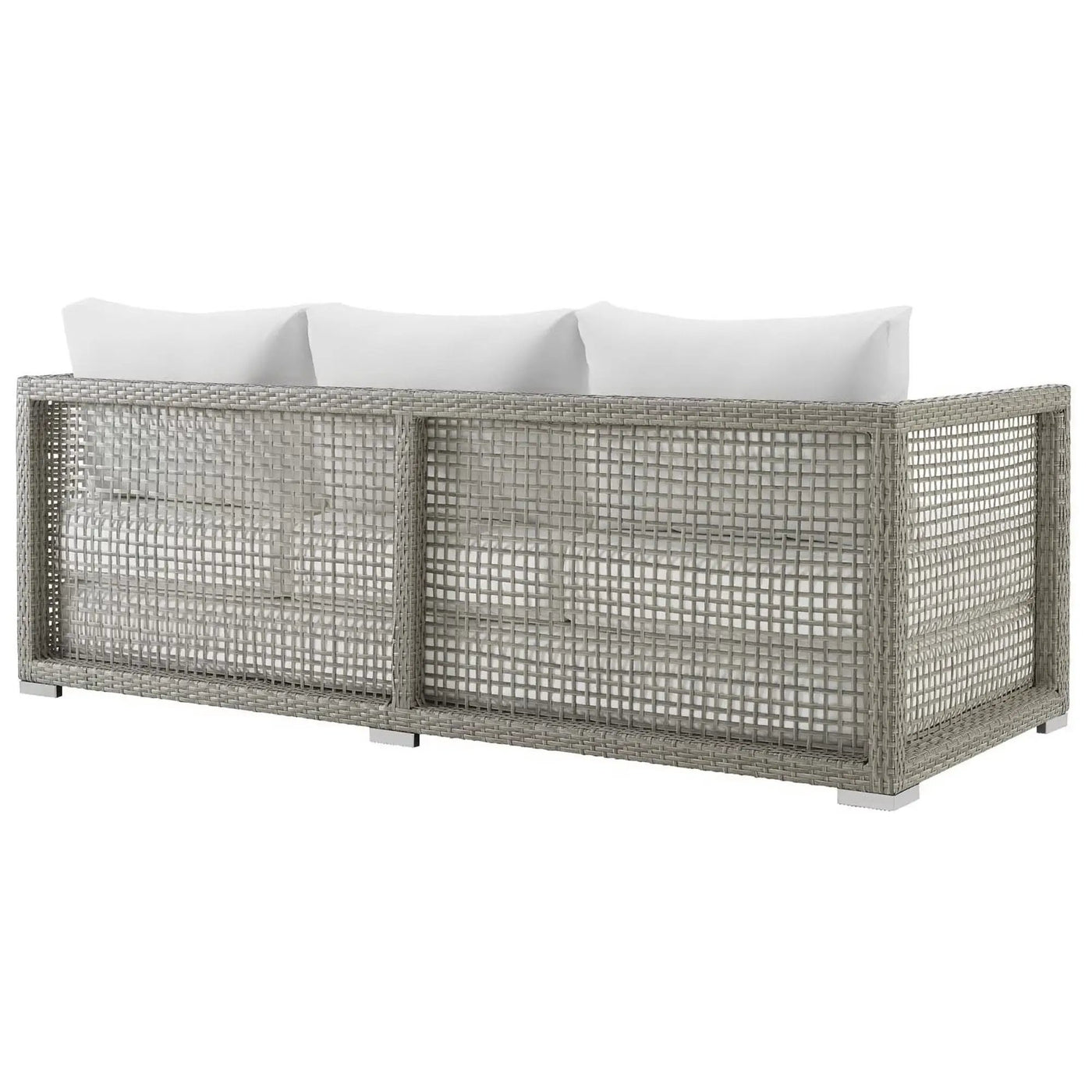 Aura Outdoor Patio Wicker Rattan Sofa by HouseOfZazla