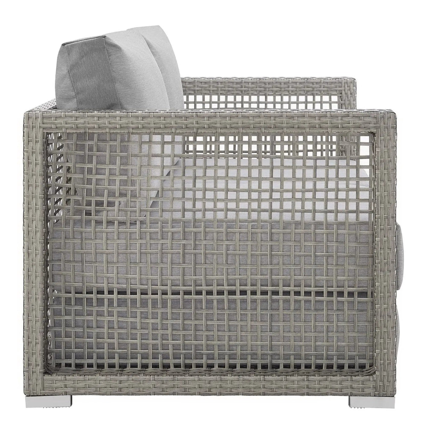 Aura Outdoor Patio Wicker Rattan Loveseat by Modway by HouseOfZazla