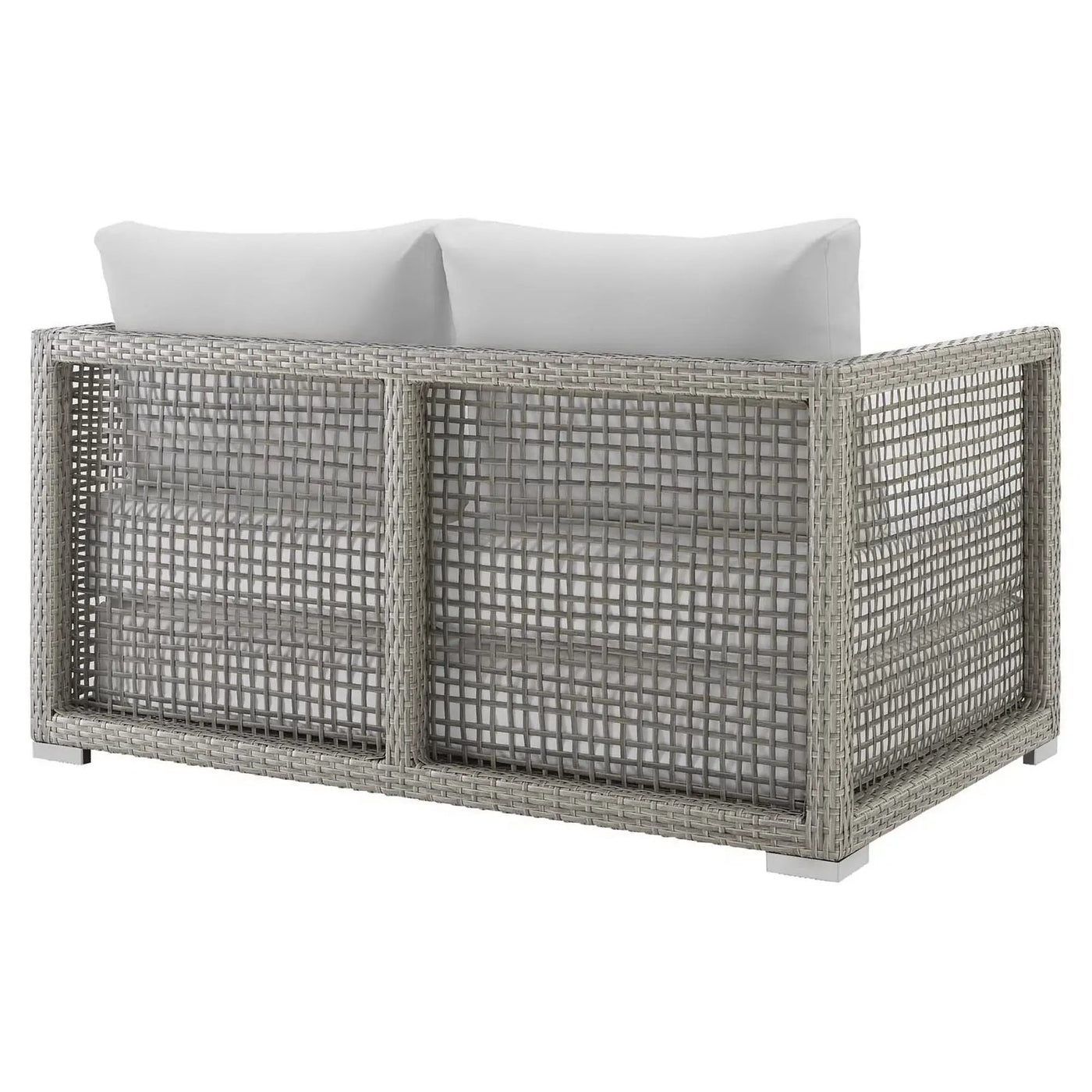 Aura Outdoor Patio Wicker Rattan Loveseat by Modway by HouseOfZazla
