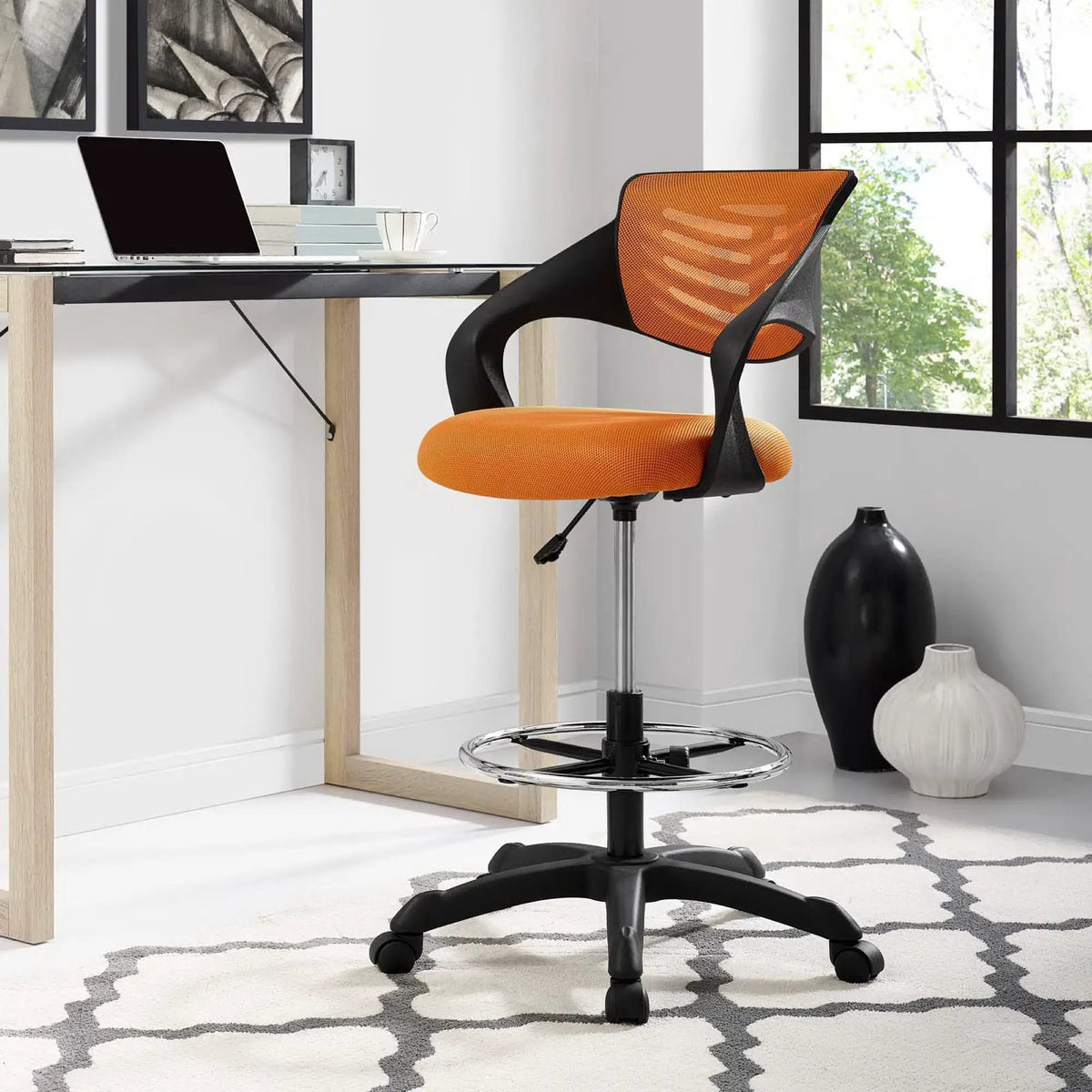 Thrive Mesh Drafting Chair by Modway by HouseOfZazla