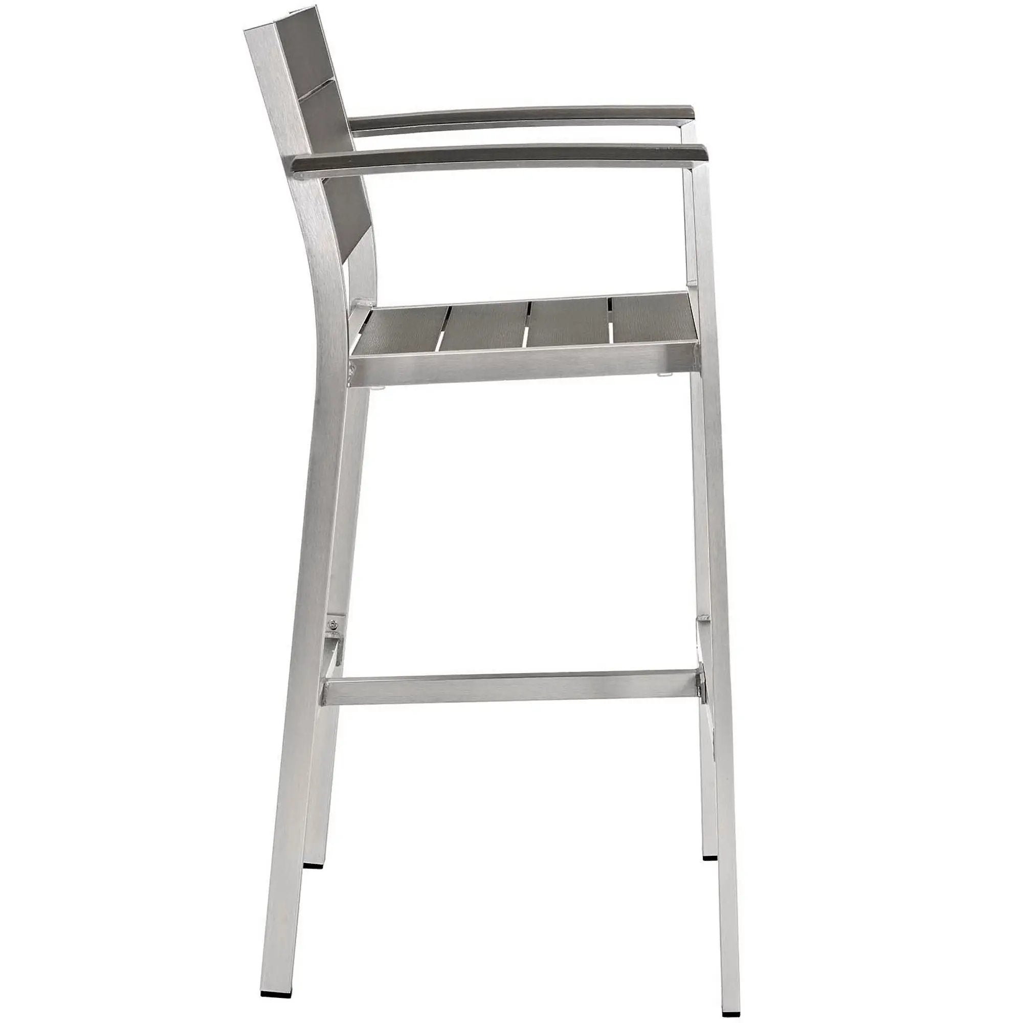 Shore Outdoor Patio Aluminum Bar Stool Set of 2 by Modway by HouseOfZazla