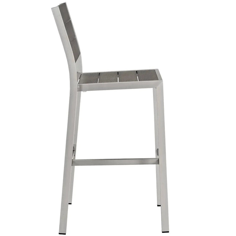 Shore 3 Piece Outdoor Patio Aluminum Pub Set by Modway by HouseOfZazla