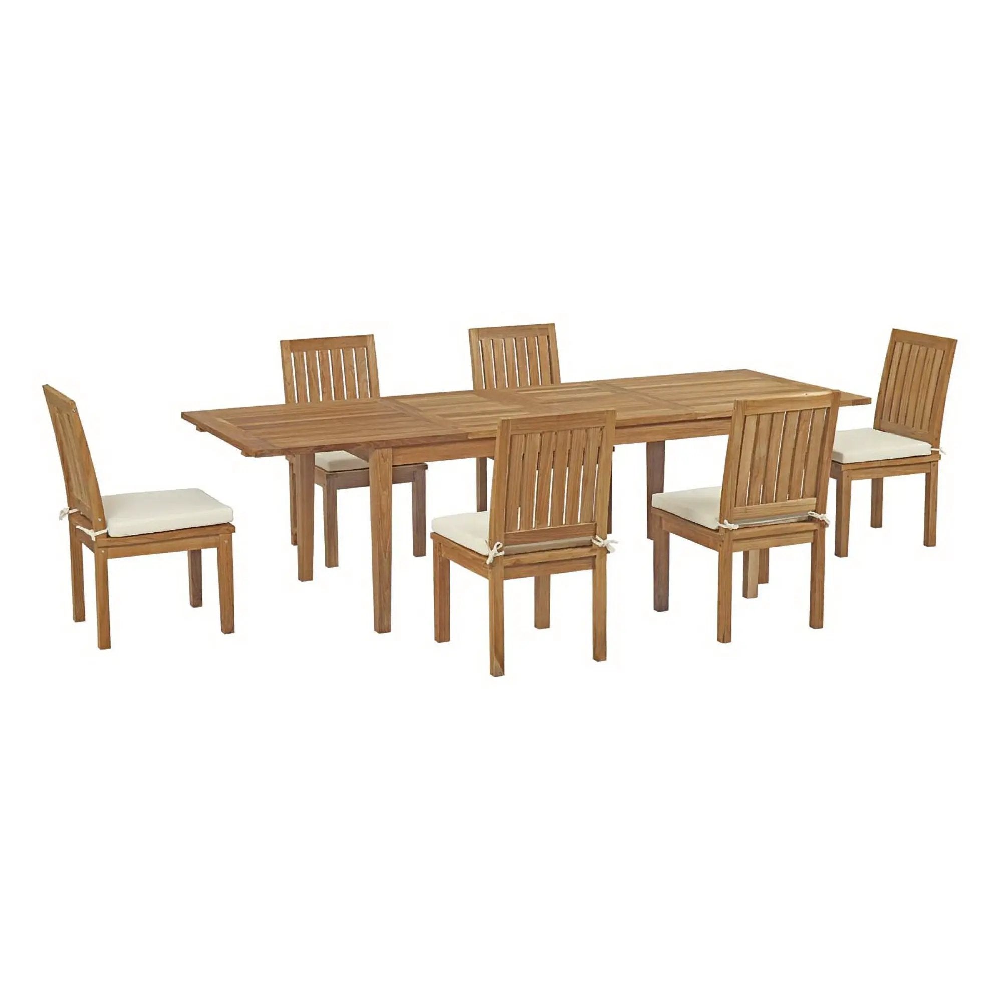 Marina 7 Piece Outdoor Patio Teak Dining Set by Modway by HouseOfZazla