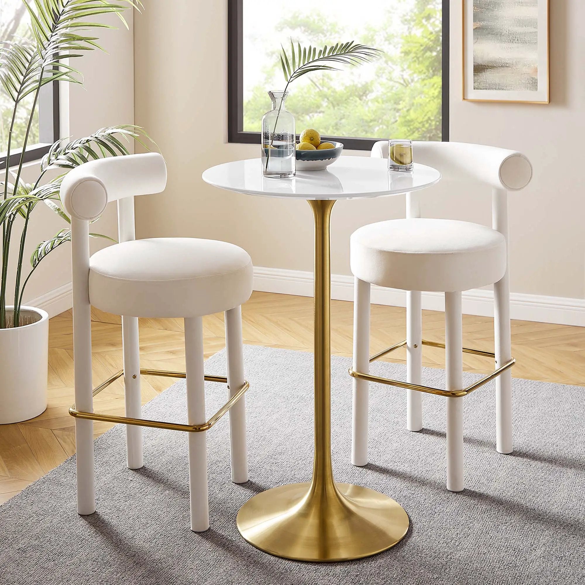 Lippa 28" Round Wood Bar Table by Modway by HouseOfZazla