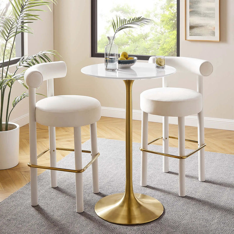 Lippa 28" Round Wood Bar Table by Modway by HouseOfZazla