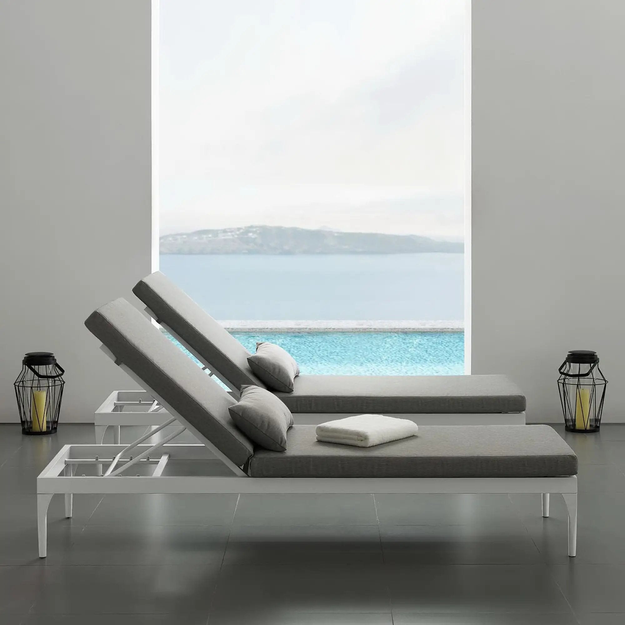 Perspective Cushion Outdoor Patio Chaise Lounge Chair by Modway by HouseOfZazla