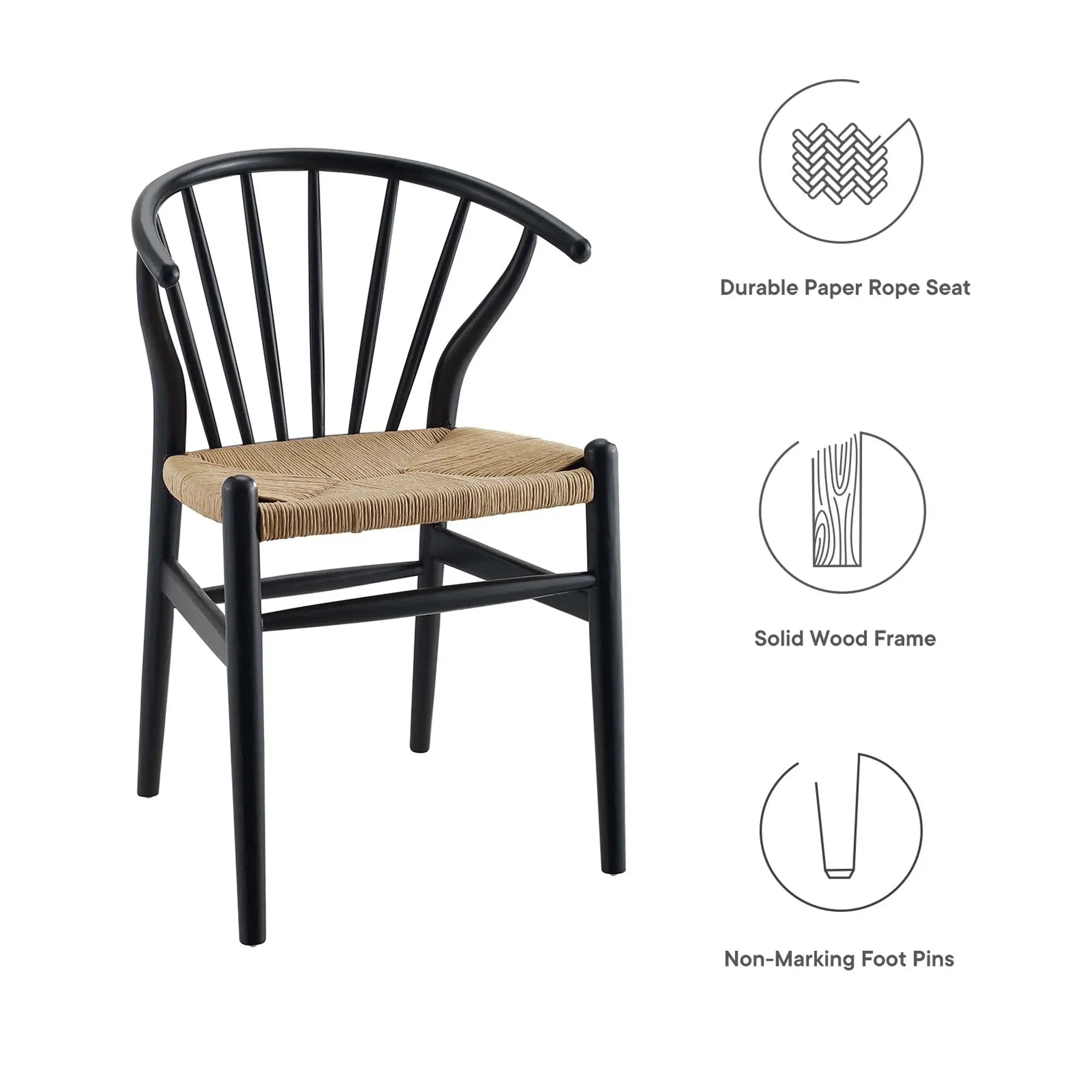 Flourish Spindle Wood Dining Side Chair by Modway by HouseOfZazla