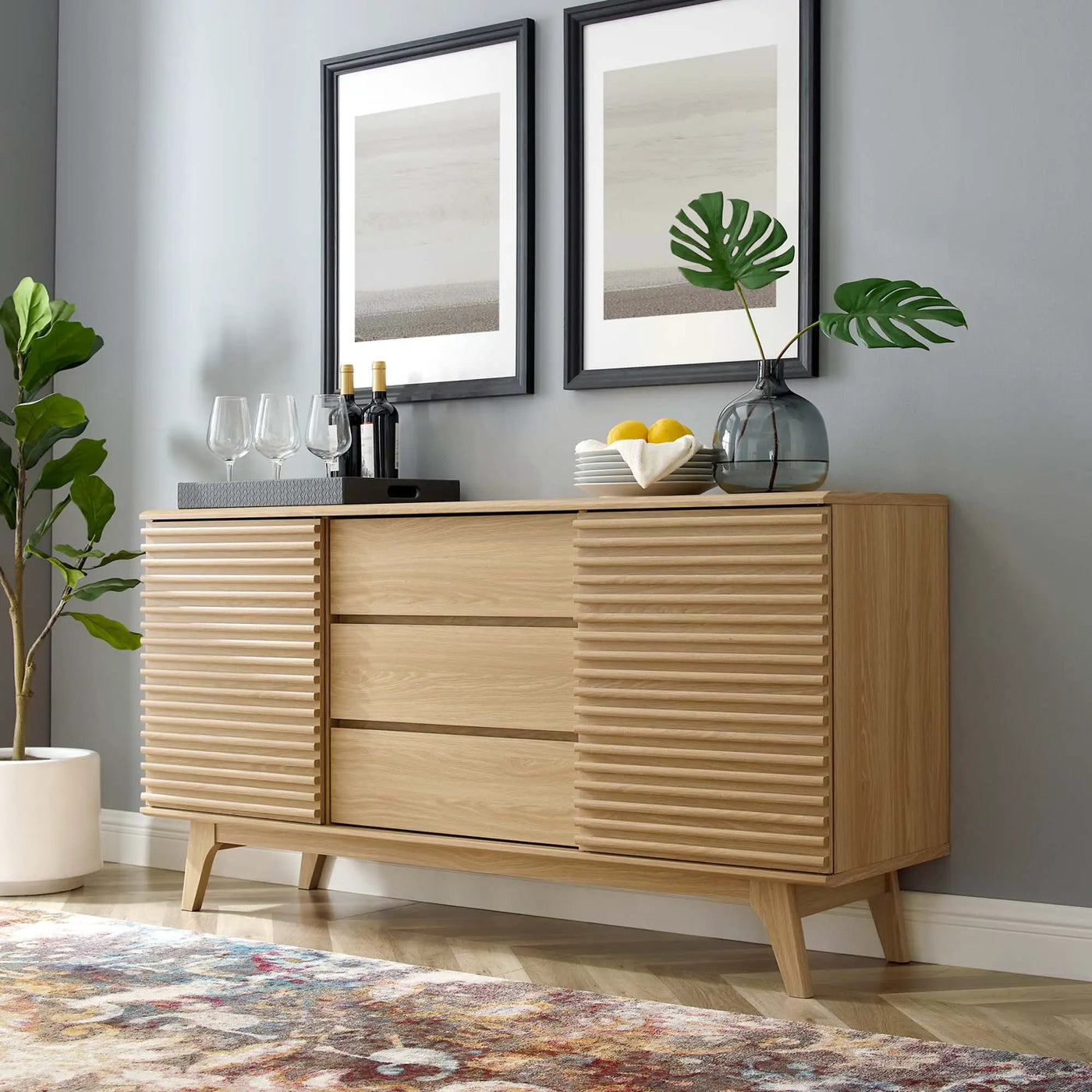 Render 63" Sideboard Buffet Table or TV Stand by Modway by HouseOfZazla