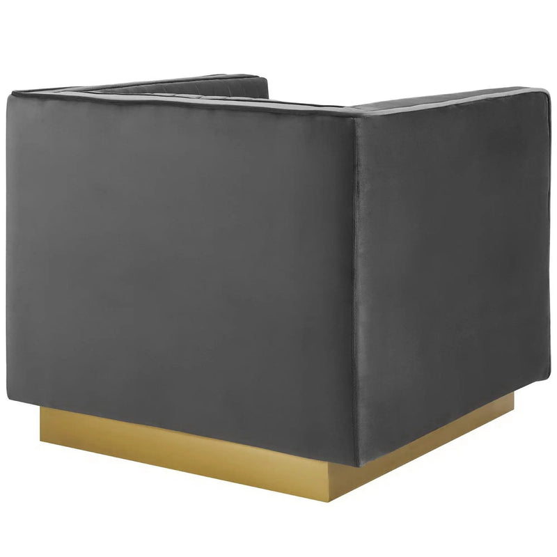 Sanguine Vertical Channel Tufted Accent Performance Velvet Armchair by Modway by HouseOfZazla