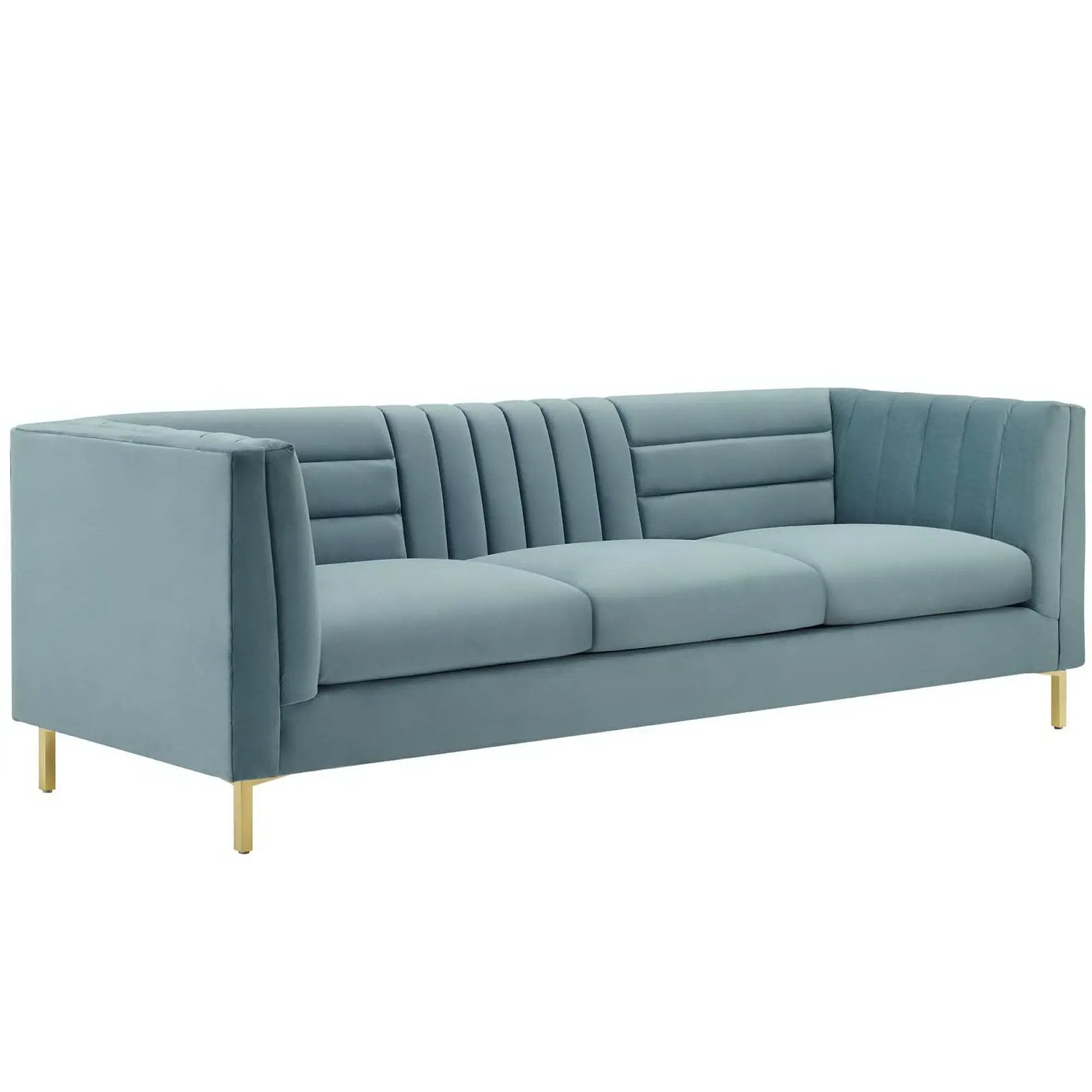 Ingenuity Channel Tufted Performance Velvet Sofa by Modway by HouseOfZazla