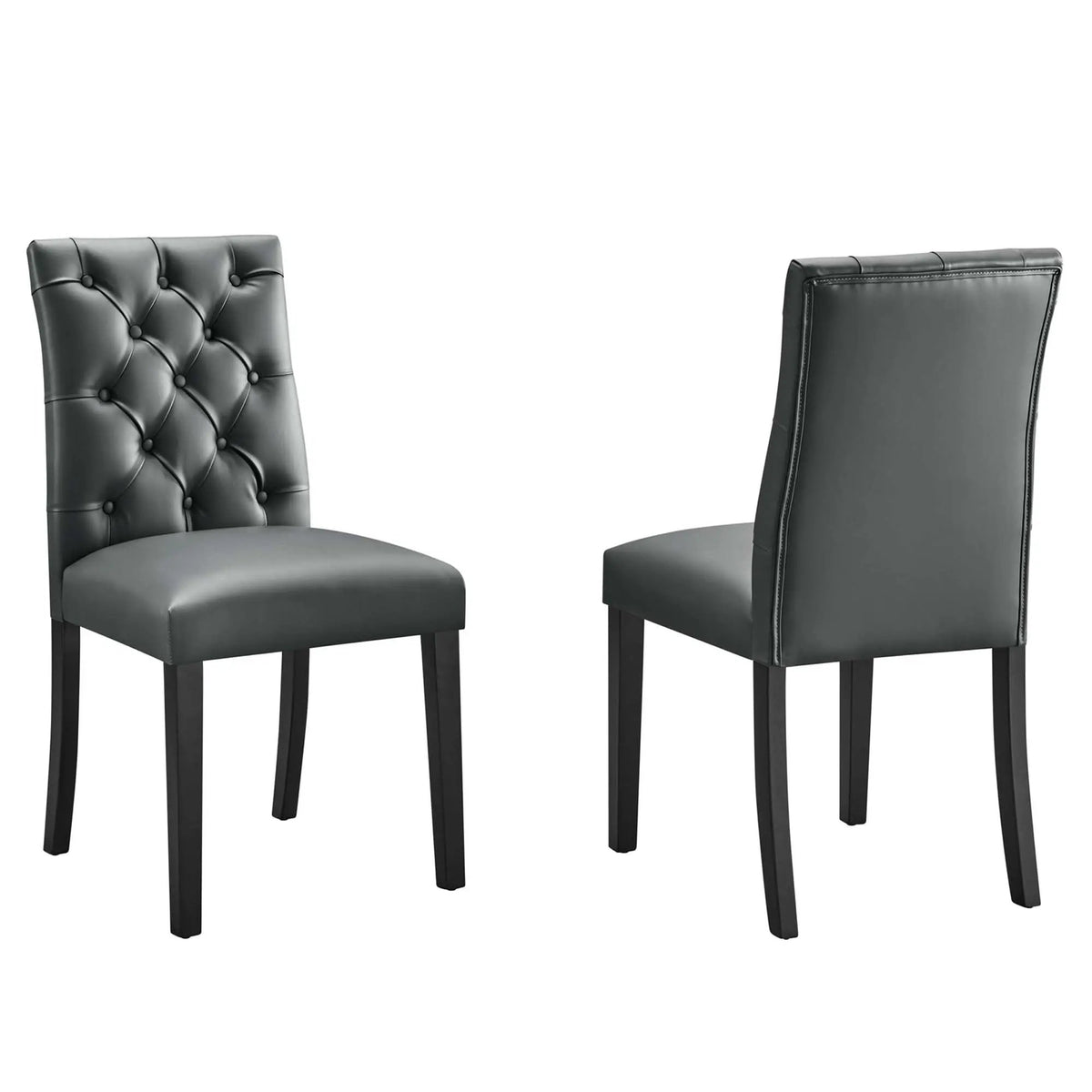 Duchess Vinyl Dining Chair Set of 2 by Modway by HouseOfZazla