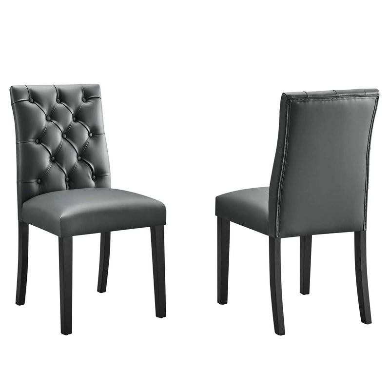 Duchess Vinyl Dining Chair Set of 2 by Modway by HouseOfZazla