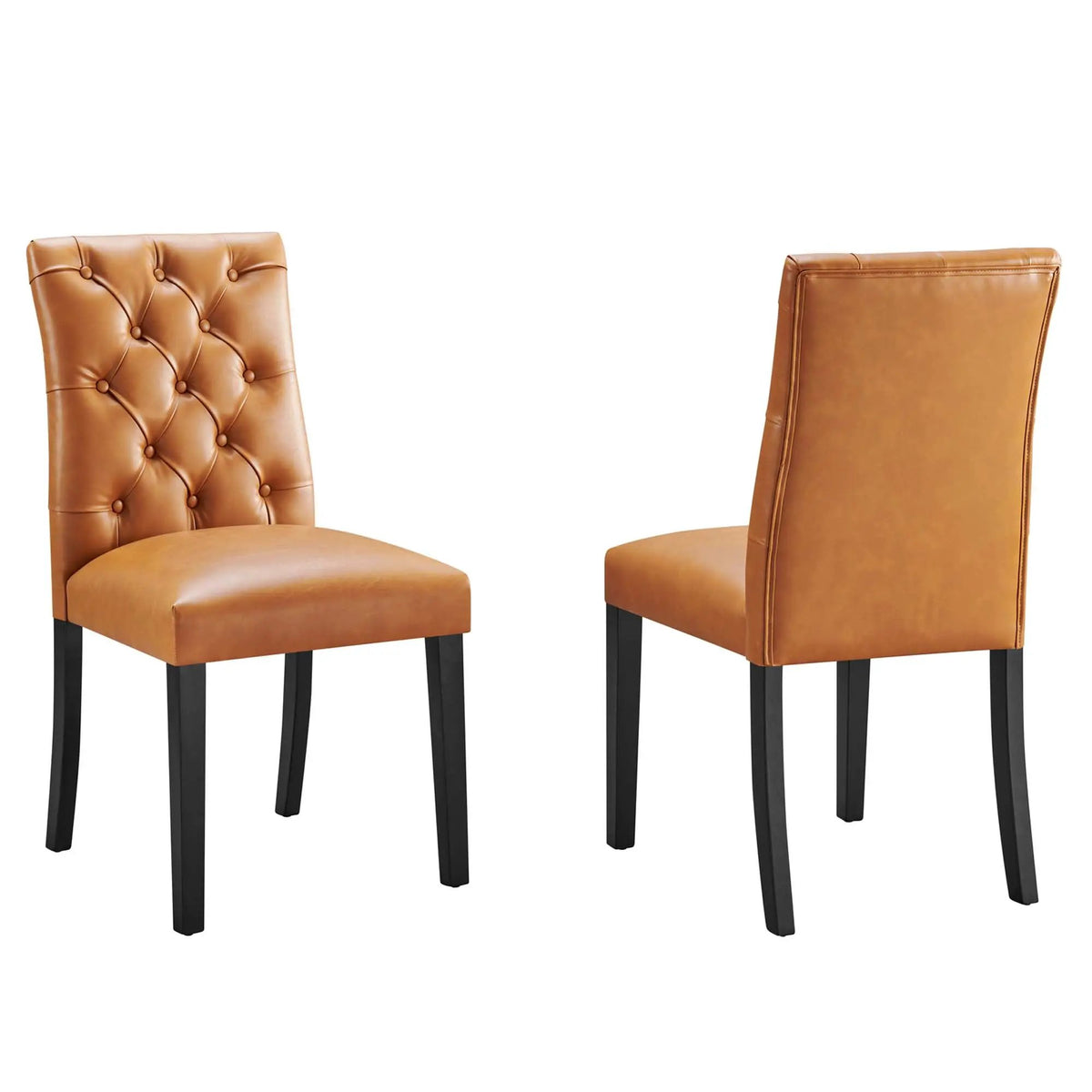 Duchess Vinyl Dining Chair Set of 2 by Modway by HouseOfZazla