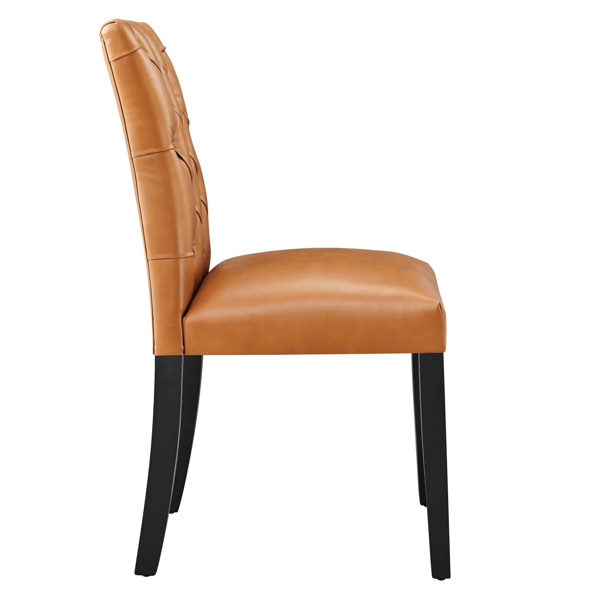 Duchess Vinyl Dining Chair Set of 2 by Modway by HouseOfZazla