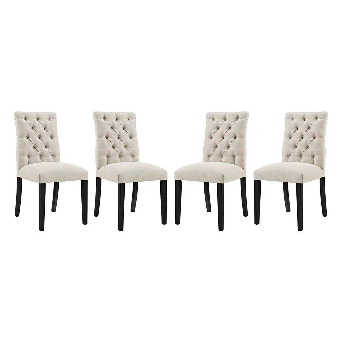 Duchess Fabric Dining Chair Set of 4 by Modway by HouseOfZazla