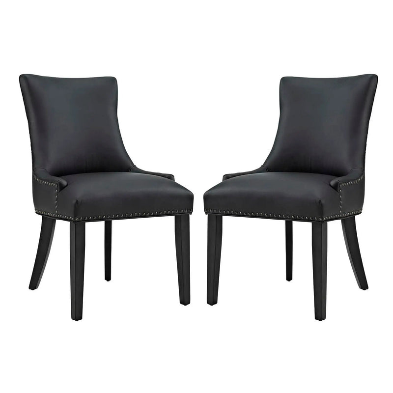 Marquis Faux Leather Dining Chair Set of 2 by Modway by HouseOfZazla