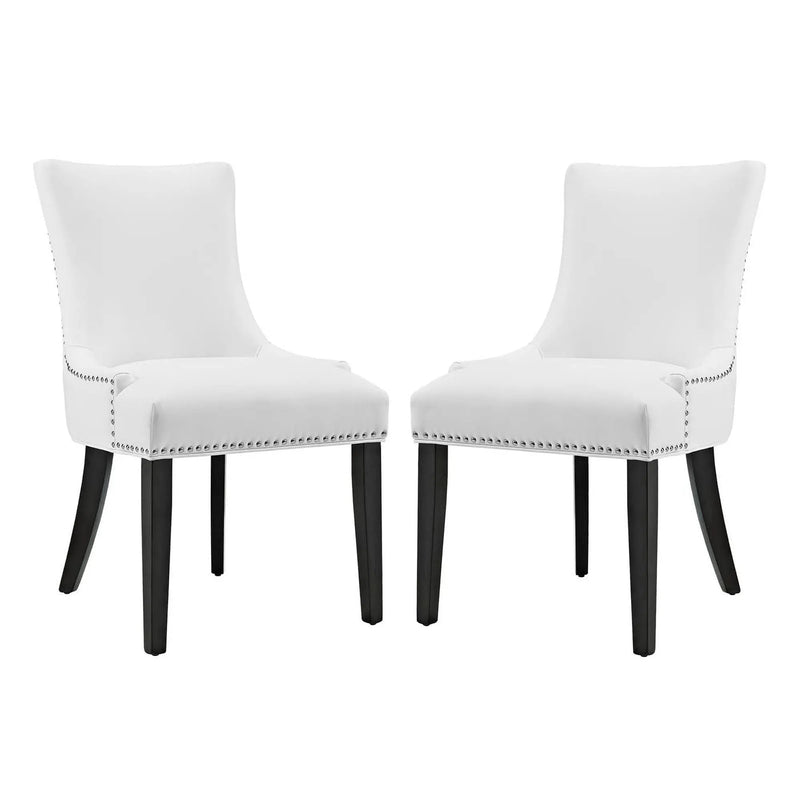Marquis Faux Leather Dining Chair Set of 2 by Modway by HouseOfZazla