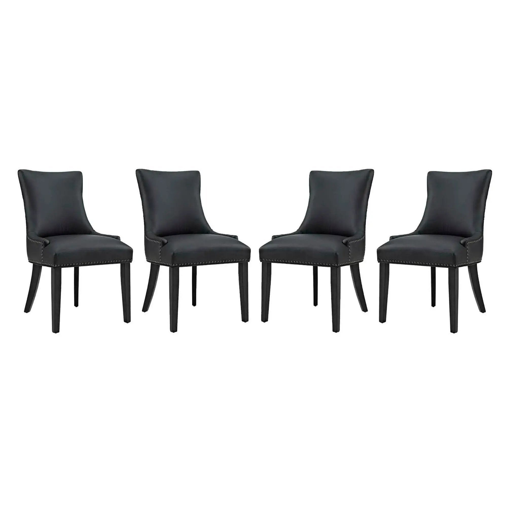 Marquis Faux Leather Dining Chair Set of 4 by Modway by HouseOfZazla