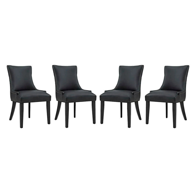 Marquis Faux Leather Dining Chair Set of 4 by Modway by HouseOfZazla