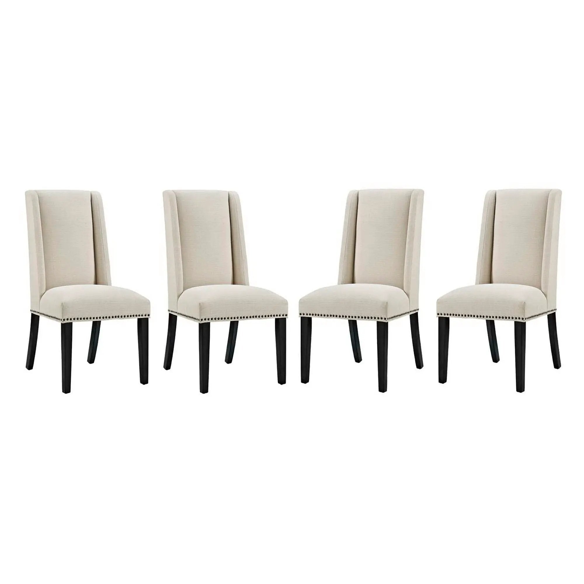Baron Fabric Dining Chair Set of 4 by Modway by HouseOfZazla