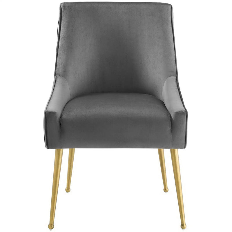 Discern Pleated Back Upholstered Performance Velvet Dining Chair by Modway by HouseOfZazla