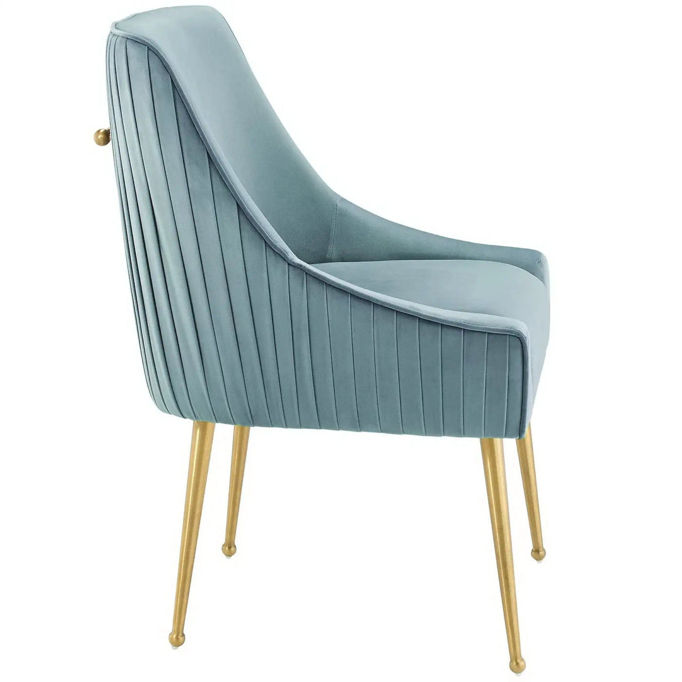 Discern Pleated Back Upholstered Performance Velvet Dining Chair by Modway by HouseOfZazla