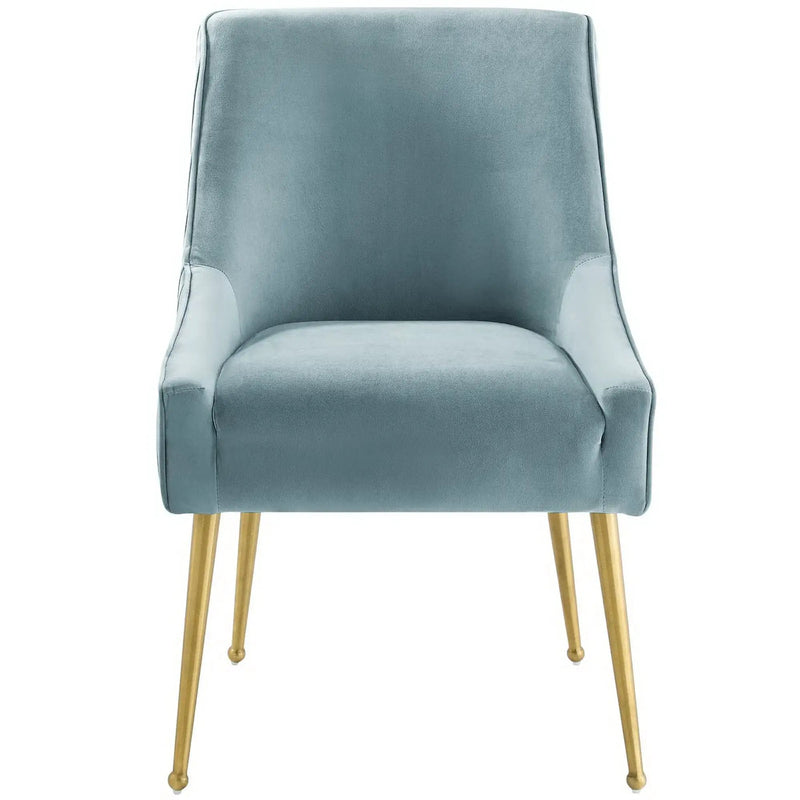 Discern Pleated Back Upholstered Performance Velvet Dining Chair by Modway by HouseOfZazla