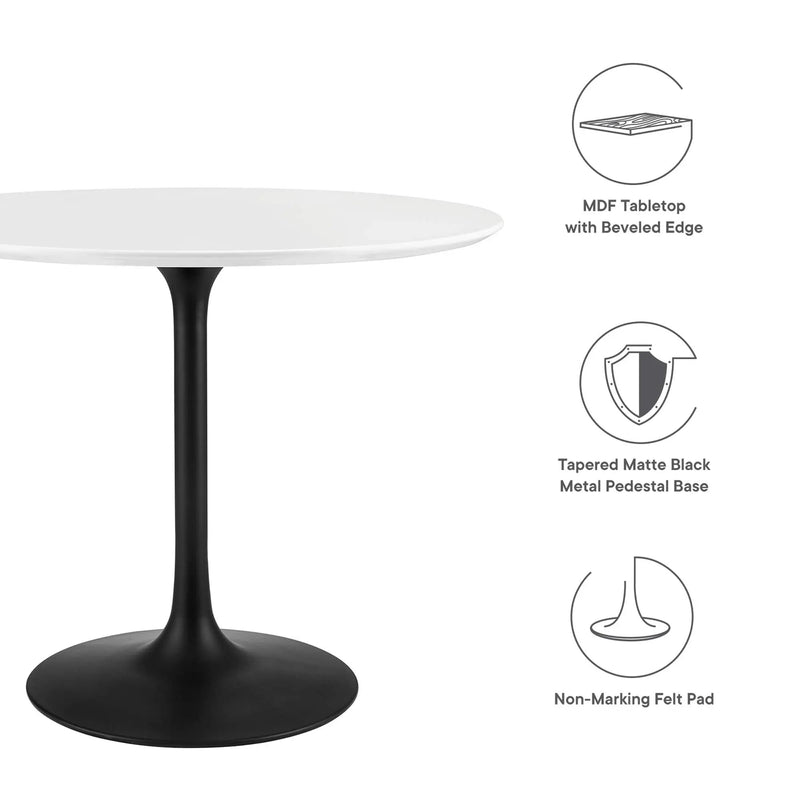 Lippa 36" Round Wood Dining Table by Modway by HouseOfZazla