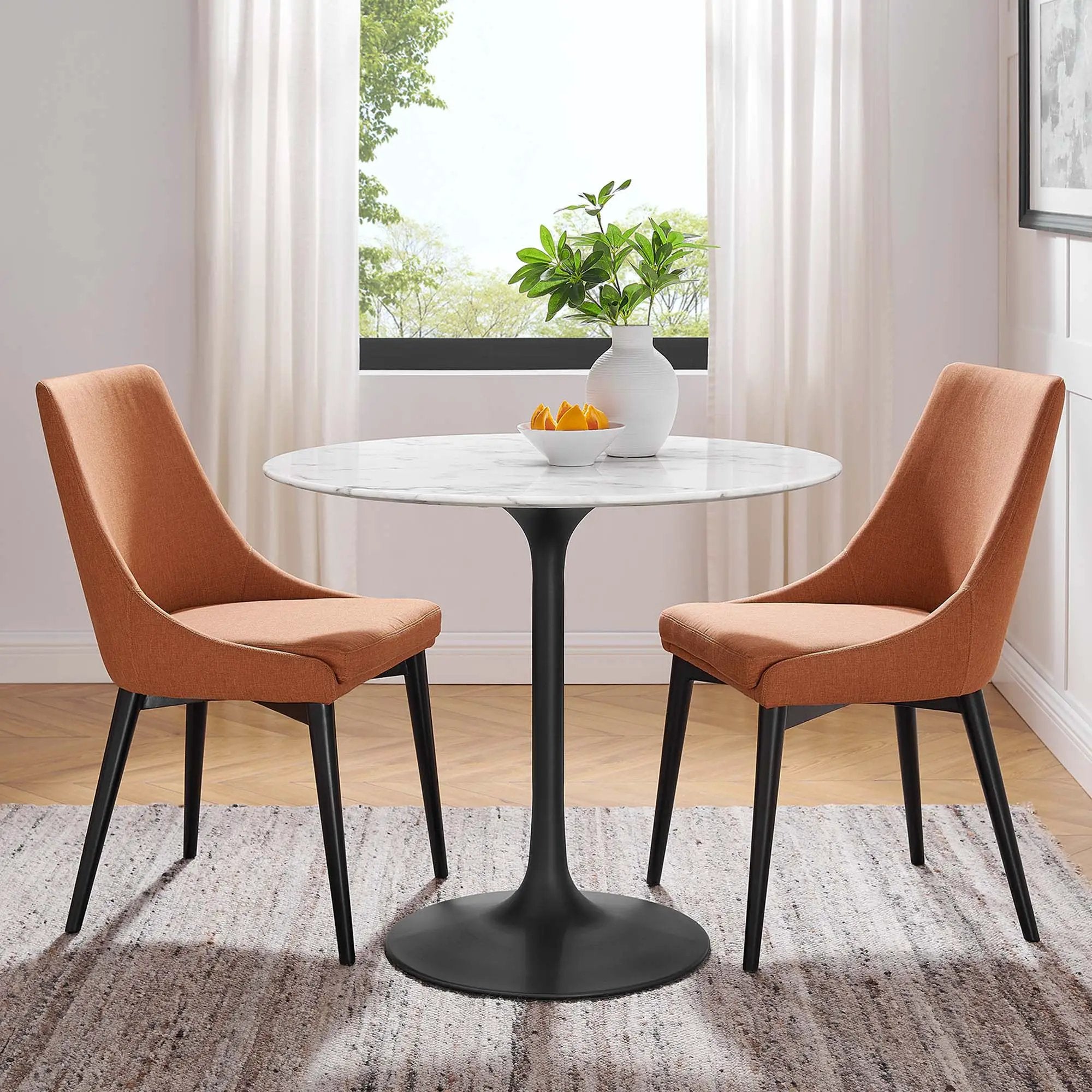 Lippa 36" Round Faux Marble Dining Table by Modway by HouseOfZazla