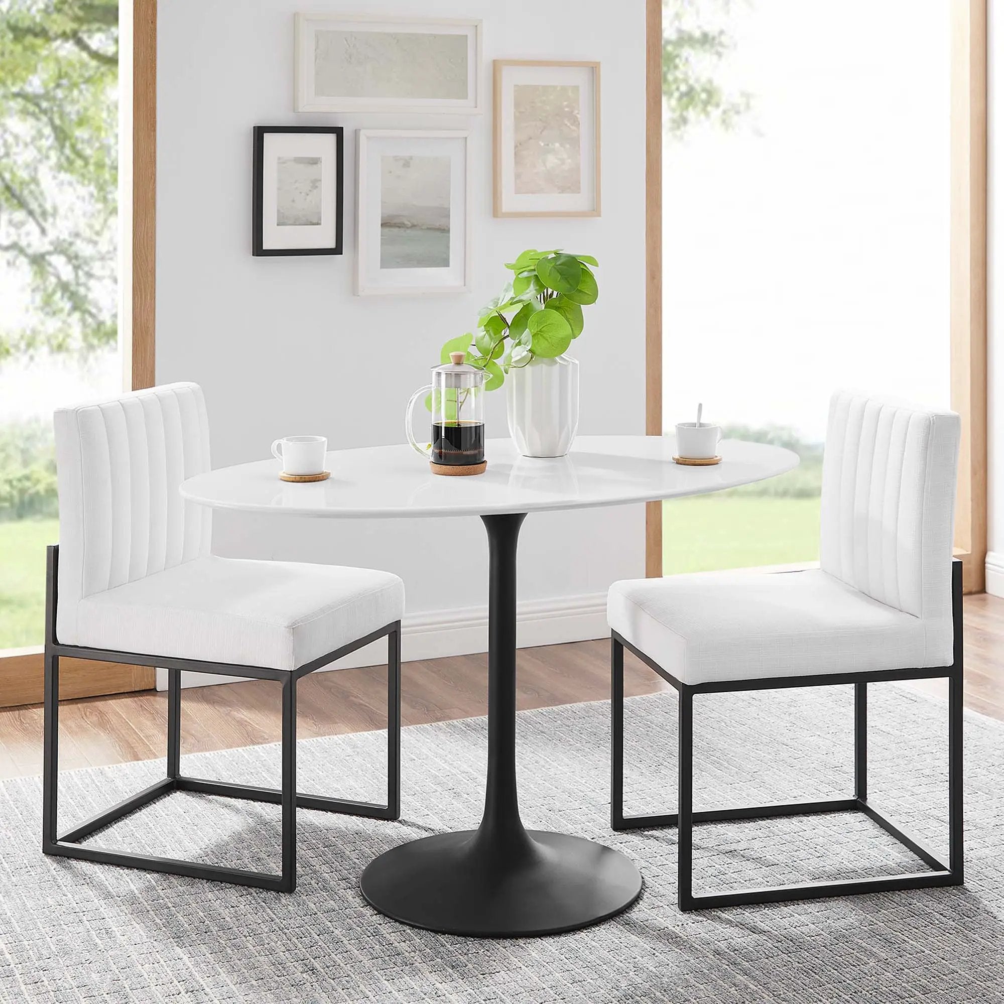 Lippa 48" Oval Wood Dining Table by Modway by HouseOfZazla