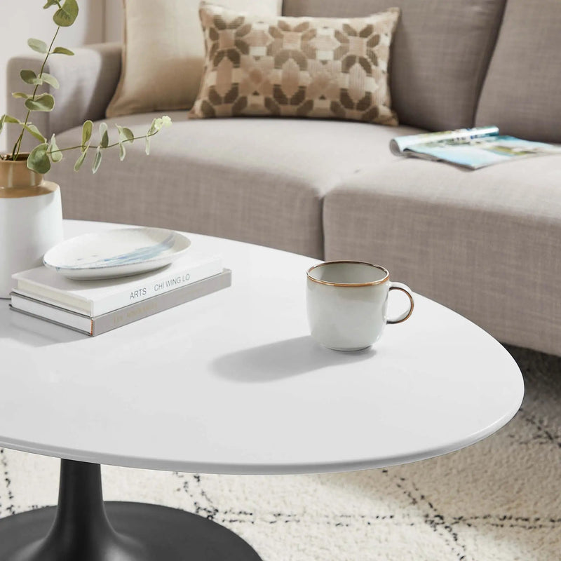 Lippa 48" Oval Wood Coffee Table by Modway by HouseOfZazla