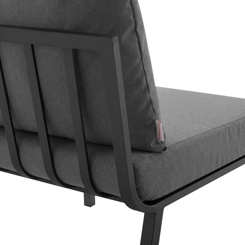 Riverside Outdoor Patio Aluminum Armless Chair by Modway by HouseOfZazla