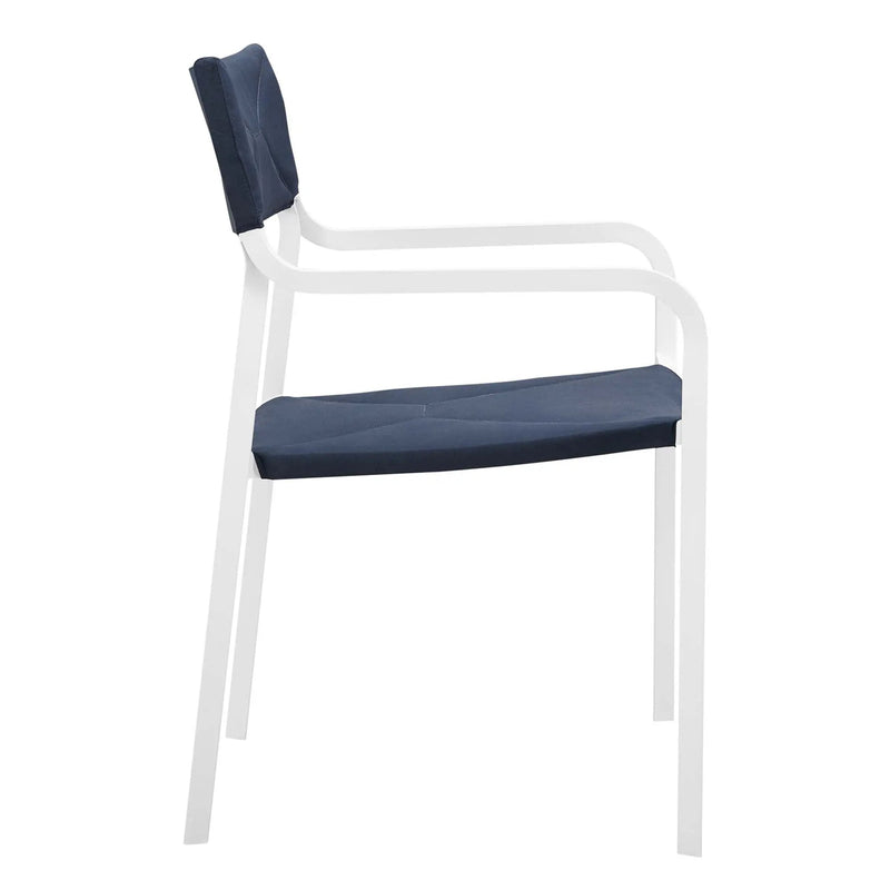 Raleigh Stackable Outdoor Patio Aluminum Dining Armchair by Modway by HouseOfZazla